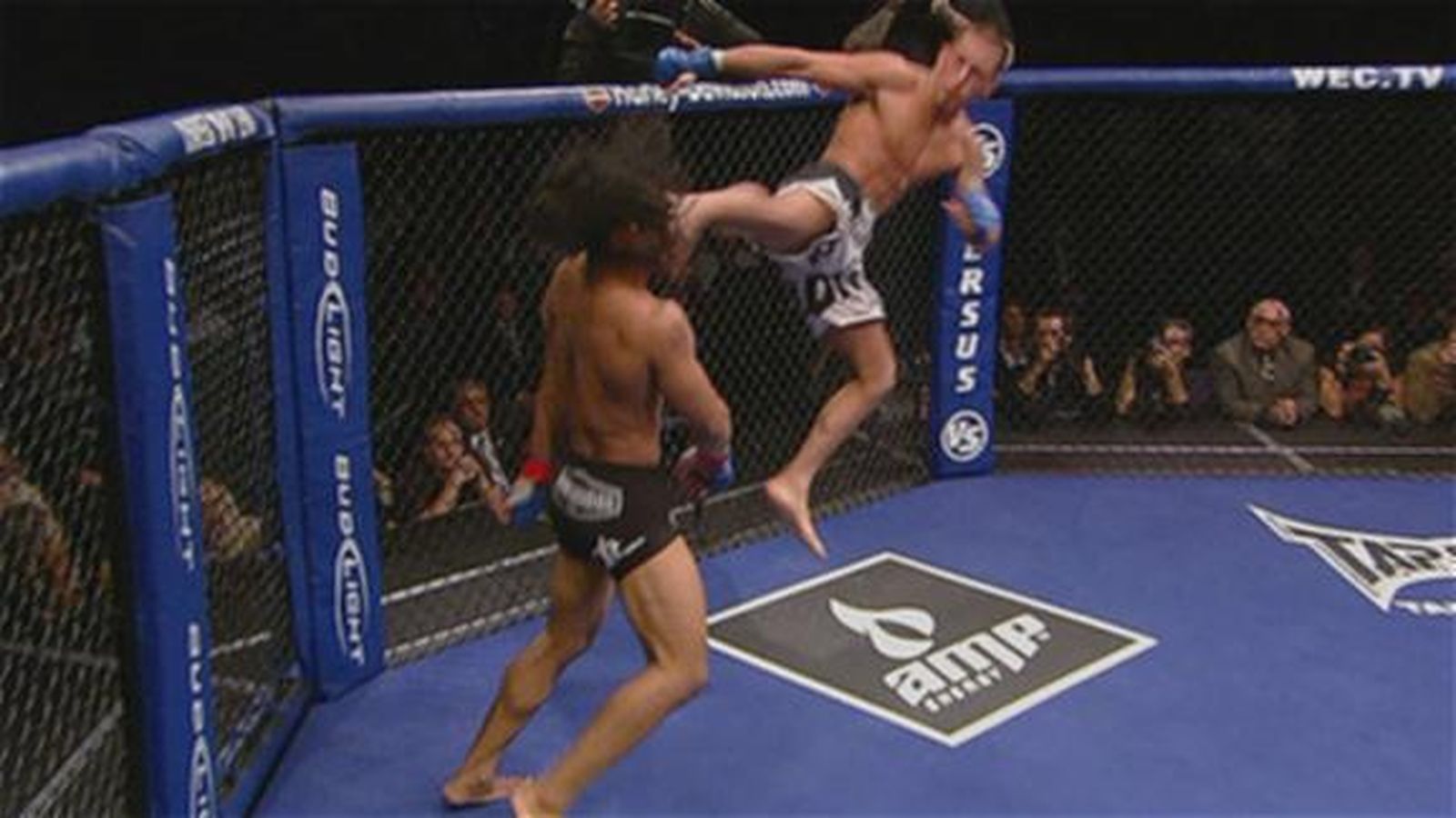 flying kick mma