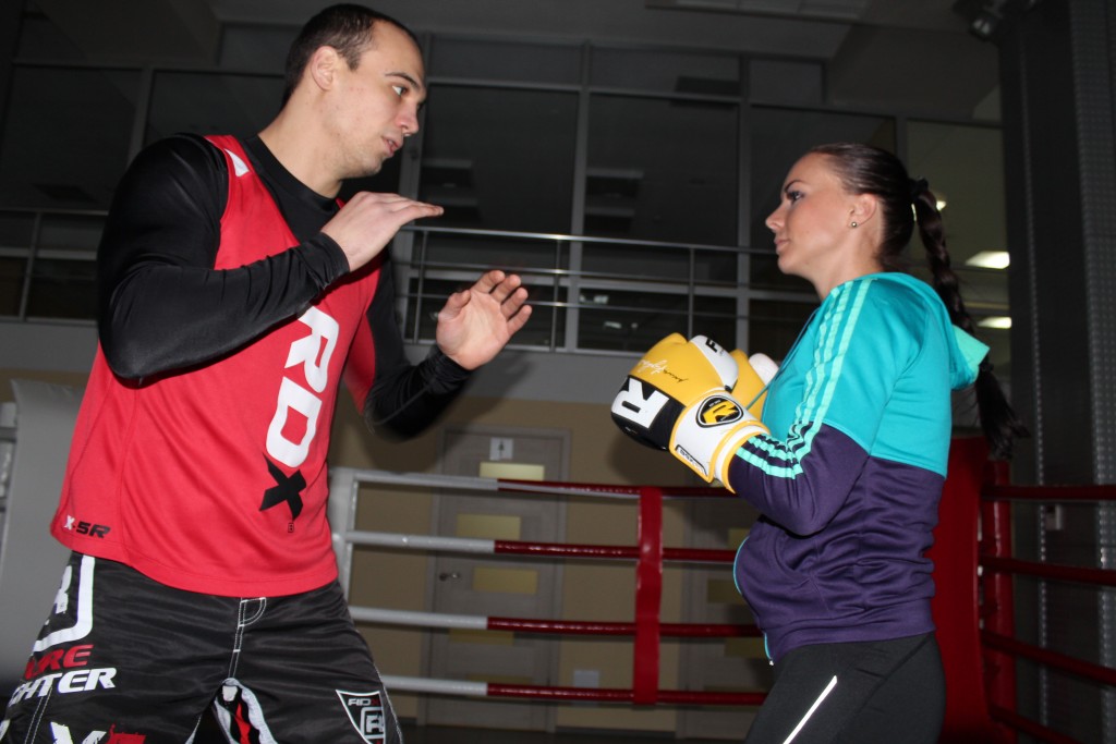 women boxing gloves